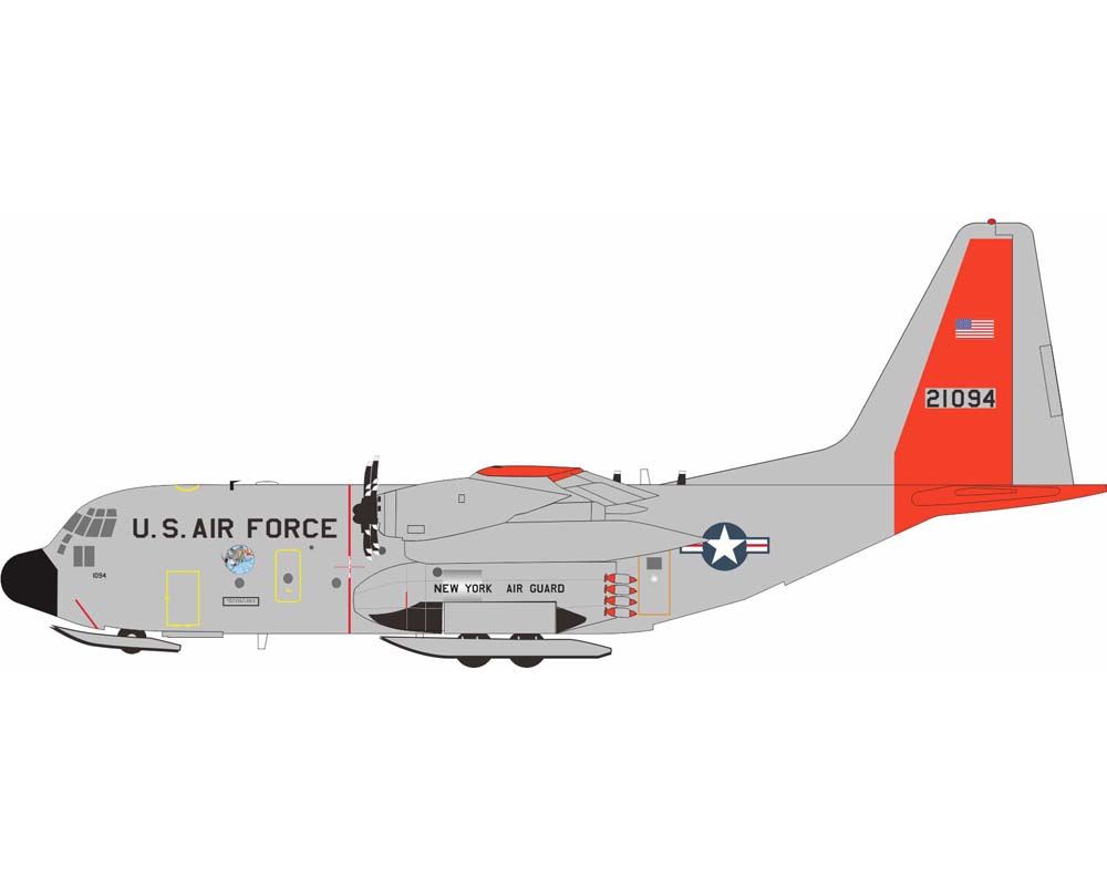 www.JetCollector.com: USAF LC130 Hercules w/stand 92-1094 1:200 Scale ...