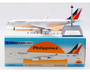 Philippine Airlines A340-200 w/stand F-OHPG 1:200 Scale Inflight IF342PR0123