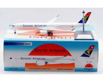 South African Airways A350-900 w/stand ZS-SDD 1:200 Scale Inflight IF359SA0823