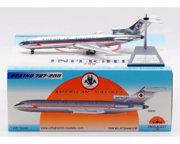 American Airlines B727-200 w/stand N6830 1:200 Scale Inflight IF722AA0123P