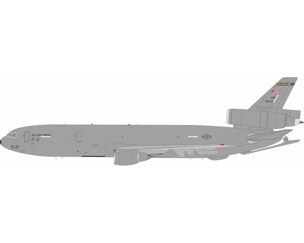 USAF KC-10A Extender McGuire AFB w/stand 90433 1:200 Scale Inflight  IFKC10USAF433