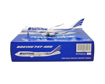 National Airlines B747-400(BCF) N702CA 1:400 Scale JC Wings JC4NCR975