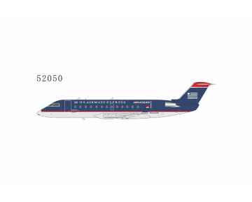 US Airways Express CRJ-200LR grey nose N406AW 1:200 Scale NG52050