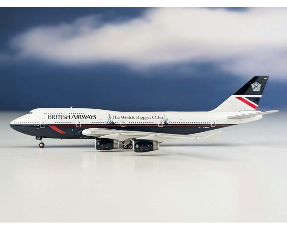 British Airways 'World Biggest Offer' B747-400 G-BNLC 1:400 Scale Phoenix  PH4BAW2382