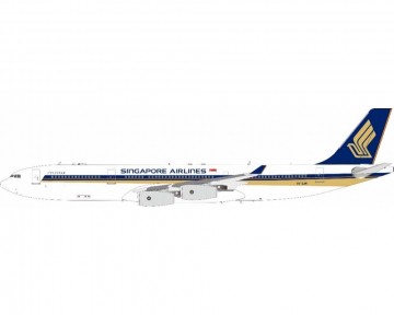 Singapore Airlines A340-300 (Limited) w/stand 9V-SJM 1:200 Scale JFox WB-A340-3-013