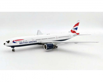 British Airways B777-200ER Panda Face, w/stand G-YMMH 1:200 Scale Inflight ARDBA85