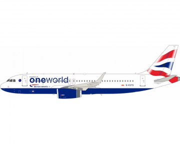 British Airways A320 OneWorld, w/stand G-EUYS 1:200 Scale Inflight ARDBA89