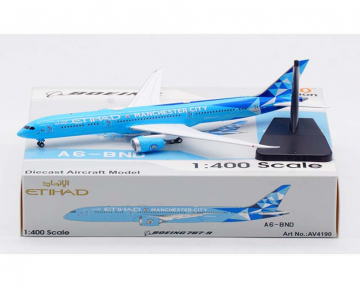 Etihad B787-9 A6-BND detachable gear, w/stand 1:400 Scale Aviation400 AV4190