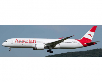 Austrian Airlines B787-9 OE-LPM detachable gear, w/stand 1:400 Scale Aviation400 AV4206