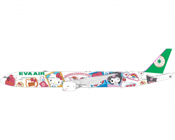 Eva Air B777-300ER B-16722 detachable gear, w/stand 1:400 Scale Aviation400 AV4280