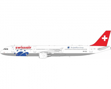 Swissair A321 w/stand HB-IOH 1:200 Scale B Models B-321-IOH