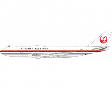 JAL B747-300 w/stand JA8163 1:200 Scale B Models B-743-JL-163P