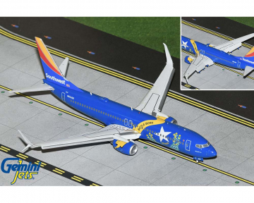 Southwest B737-800 "Nevada One" livery; flaps down N8646B 1:200 Scale Geminijets G2SWA1267F