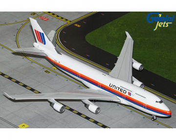 United Airlines B747-400 Saul Bass livery N175UA 1:200 Scale Geminijets G2UAL1104