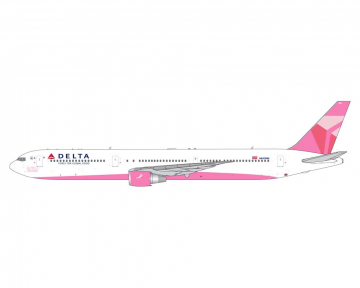 Delta B767-400ER "Evelyn H. Lauder" breast cancer N845MH 1:400 Scale Geminijets GJDAL2157