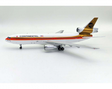 Continental Airlines DC-10-30 Black Meatball, w/stand N12061 1:200 Scale Inflight IF103CO0823