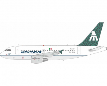 Mexicana A318 w/stand XA-UBQ 1:200 Scale Inflight IF318MX0824