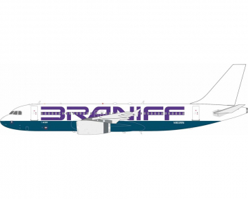 Braniff A320 w/stand N902BN 1:200 Scale Inflight IF320BN0724A