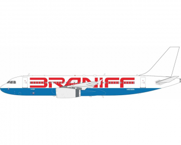 Braniff A320 w/stand N905BN 1:200 Scale Inflight IF320BN0724B