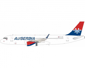 Air Serbia A320 w/stand YU-APO 1:200 Scale Inflight IF320JU0924