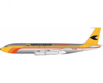 Aerocondor B707-100(B/F) w/stand HK-1802 1:200 Scale Inflight IF701OD1124PR