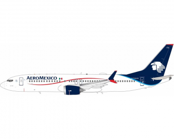 Aeromexico B737 MAX8 w/stand N759AM 1:200 Scale Inflight IF738AM0924