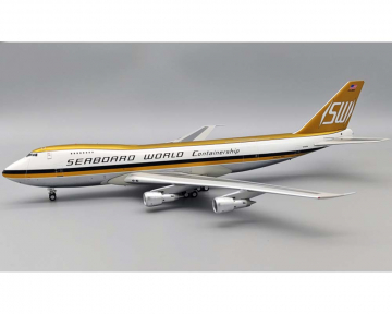 Seaboard World B747-245F/SCD  (Viasa), w/stand N701SW 1:200 Scale Inflight IF742SW0224P