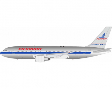 Piedmont B767-200ER polished, w/stand N608P 1:200 Scale Inflight IF762PI0724P