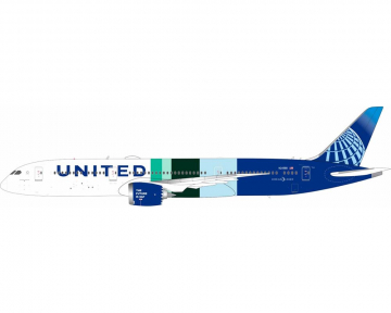 United Airlines B787-9 The Future is SAF, w/stand N24988 1:200 Scale Inflight IF789UA0125