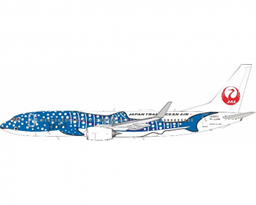 www.JetCollector.com: JFOX JAL B737-800 w/stand JA349J 1:200 Scale  JF-737-8-029