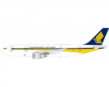 Singapore Airlines A300 w/stand 9V-STG 1:200 Scale JFox JF-A300-003