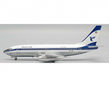 Iran Air B737-200 Polished, w/stand EP-IRF 1:200 Scale JC Wings LH2341