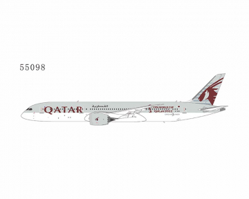 Qatar B787-9 with "FIFA World Cup Qatar 2022" sticker A7-BHC 1:400 Scale NG55098