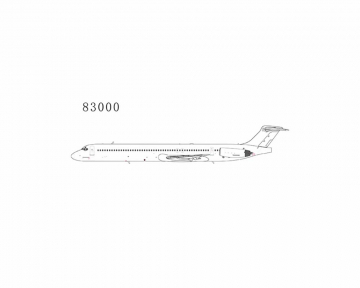 Blank MD82 fit for MD-82(late version), MD-83, MD-88 1:400 Scale NG83000