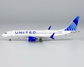 United Airlines B737 MAX8 Blue Evolution c/s N37318 1:400 Scale NG88037