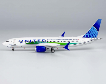 United Airlines B737 MAX8 Connecting the world. Ensuring a better future N77259 1:400 Scale NG88039