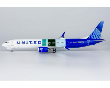 United Airlines B737 MAX10 N27602 w/stand 1:200 Scale NG95002