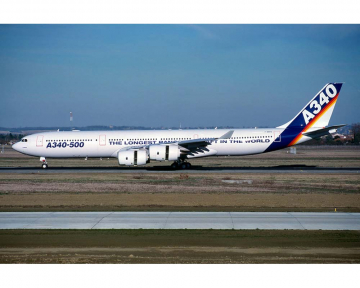 Airbus House Colors A340-500 F-WWTE 1:400 Scale Phoenix PH11915