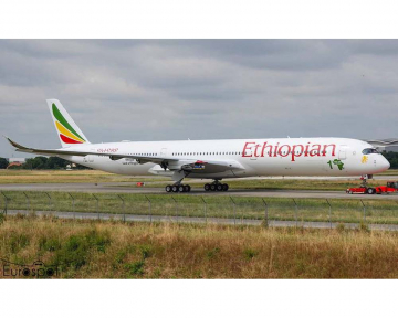 Ethiopian Airlines 1st A350 in Africa A350-1000 ET-BAW 1:400 Scale Phoenix PH11920