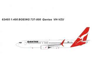 Qantas "Spirit of Australia" B737-800 VH-VZU 1:400 Scale Panda Models PM52405