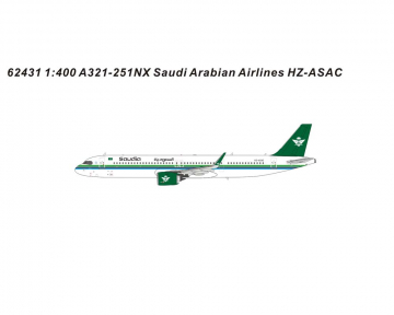 Saudi Arabian A321 HZ-ASAC 1:400 Scale Panda Models PM62431