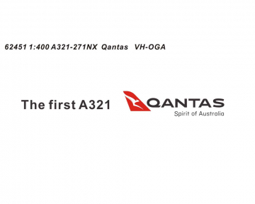 Qantas A321 VH-OGA 1:400 Scale Panda Models PM62451