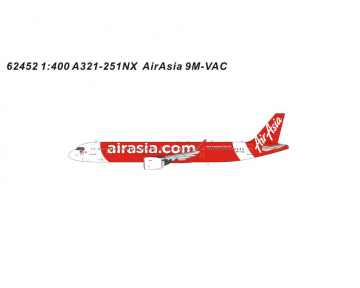 Air Asia A321 9M-VAC 1:400 Scale Panda Models PM62452