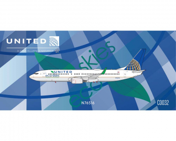 United Airlines  B737-800 N76516 1:400 Scale Panda Models PMC0034