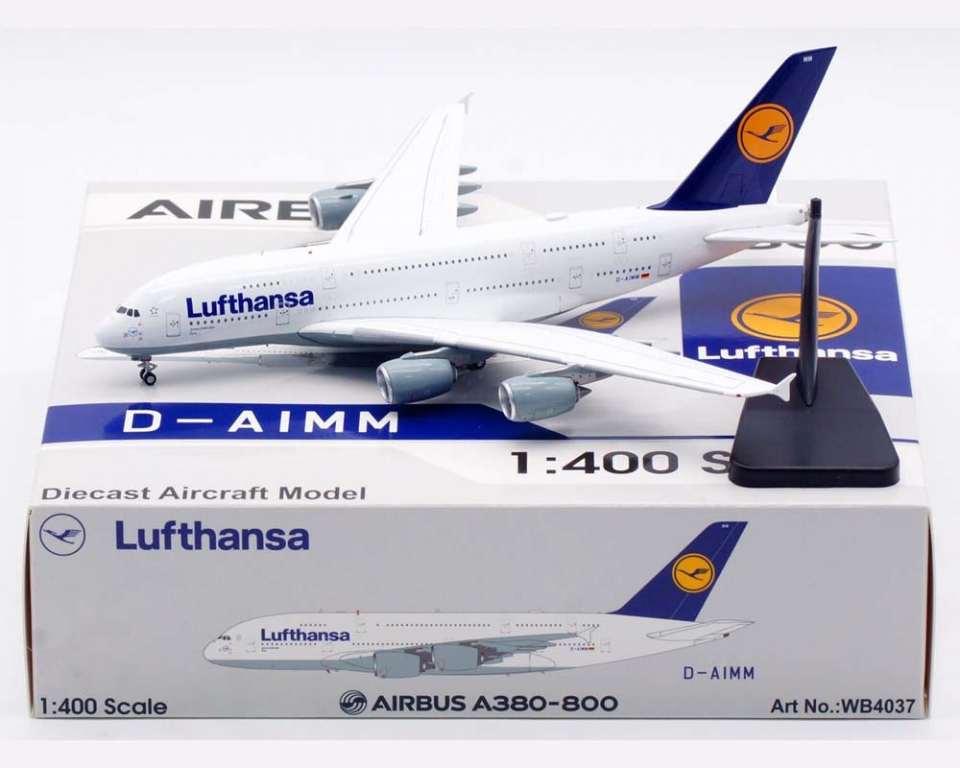 Lufthansa A380 D-AIMM w/detachable gear and stand 1:400 Scale Aviation400  WB4037