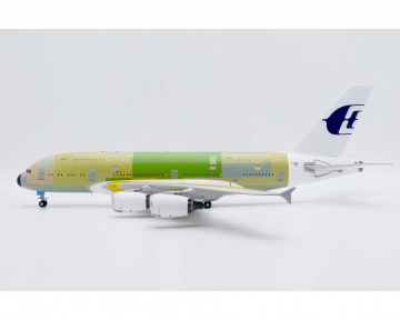 Malaysia Airlines A380 "Bare Metal", w/stand F-WWSG 1:200 Scale JC Wings XX20063