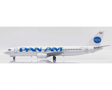 Pan Am B737-400 "Clipper Undaunted", w/stand N405KW 1:200 Scale JC Wings XX20396