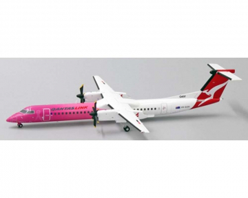 Qantaslink Dash 8-Q400 Pink Ribbon, w/stand VH-QOH 1:200 Scale JC Wings XX2206