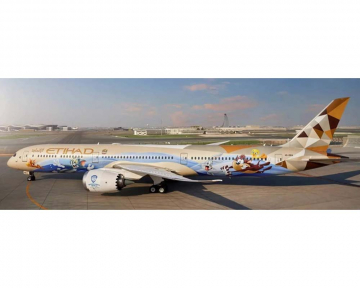 Etihad B787-10 Special Livery, Flaps A6-BMA 1:400 Scale JC Wings XX40293A