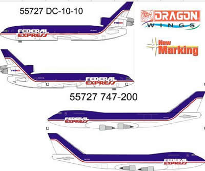 Federal Express B747-200/DC-10-10F